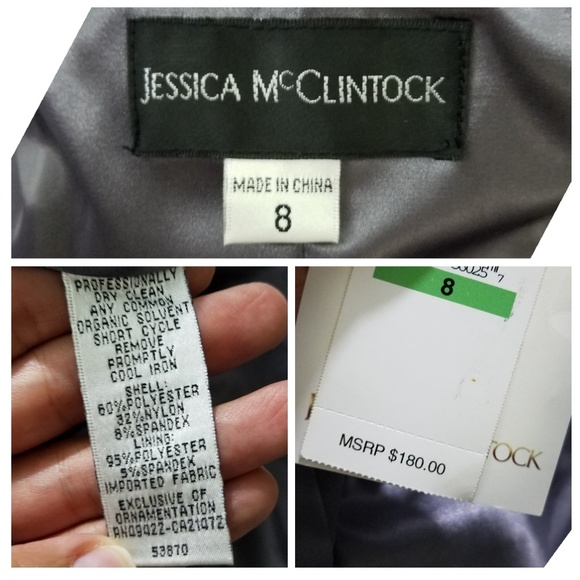 *Moved to @Foxtail90* JESSICA MCCLINTOCK Cocktail Dress - Picture 7 of 7